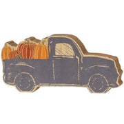 Chunky Blue Pumpkin Truck Sitter