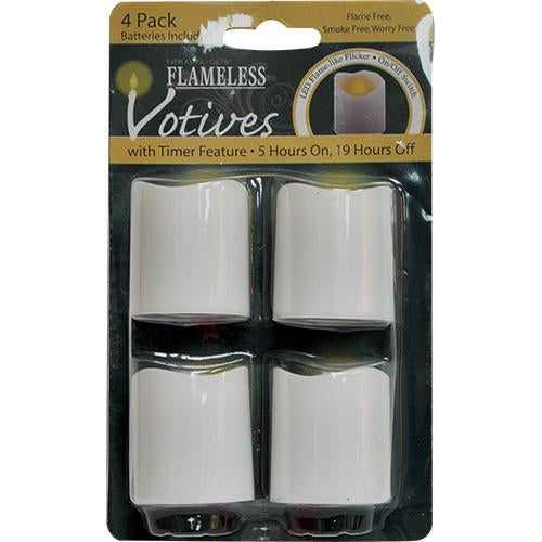 LED Timer Votives (4 Pack)