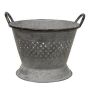 Weathered Tin Colander - 8"