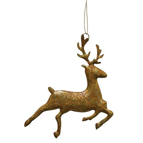 Rusty Reindeer Ornament - 5"