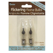 Flicker Flame Bulbs - 1W (2 Pack)
