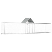 Chicken Coop 16.4'x3.3'x4.9'Galvanized Steel