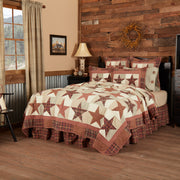 Abilene Star King Quilt 110Wx97L