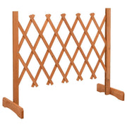 Garden Trellis Fence Orange 47.2"x23.6" Solid Firwood