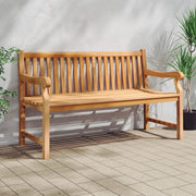 Patio Bench 59.1" Solid Teak Wood