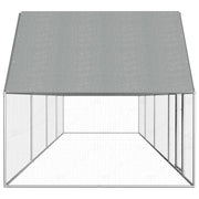 Chicken Coop 26.2'x6.6'x6.6'Galvanized Steel