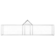 Chicken Coop 16.4'x3.3'x4.9'Galvanized Steel