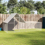 Chicken Coop 13.1'x6.6'x6.6'Galvanized Steel