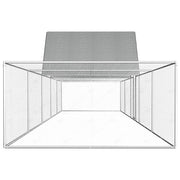 Chicken Coop 32.8'x6.6'x6.6'Galvanized Steel