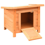Cat House Solid Pine & Fir Wood 19.7"x18.1"x17.1