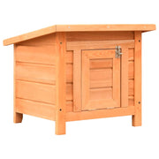Cat House Solid Pine & Fir Wood 19.7"x18.1"x17.1
