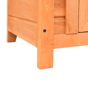 Cat House Solid Pine & Fir Wood 19.7"x18.1"x17.1