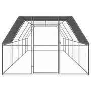 Outdoor Chicken Cage 9.8'x32.8'x6.6'Galvanized Steel