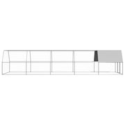 Outdoor Chicken Cage 9.8'x32.8'x6.6'Galvanized Steel