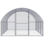 Outdoor Chicken Coop 9.8'x13.1'x6.6'Galvanized Steel