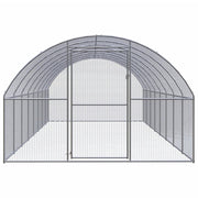 Outdoor Chicken Coop 9.8'x26.2'x6.6'Galvanized Steel