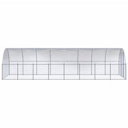 Outdoor Chicken Coop 9.8'x26.2'x6.6'Galvanized Steel