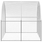Outdoor Chicken Coop 9.8'x19.7'x6.6'Galvanized Steel