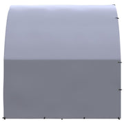 Outdoor Chicken Coop 9.8'x39.4'x6.6'Galvanized Steel