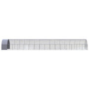 Outdoor Chicken Coop 9.8'x52.5'x6.6'Galvanized Steel