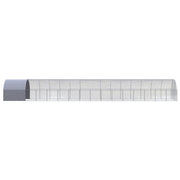 Outdoor Chicken Coop 9.8'x52.5'x6.6'Galvanized Steel