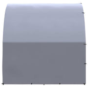 Outdoor Chicken Coop 9.8'x52.5'x6.6'Galvanized Steel