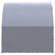 Outdoor Chicken Coop 9.8'x65.6'x6.6'Galvanized Steel