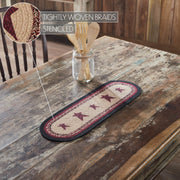 Connell Oval Runner Stencil Stars 8x24