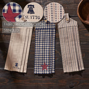 My Country Button Loop Tea Towel Set of 3