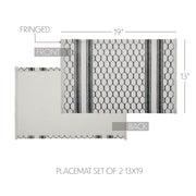 Down Home Placemat Set of 2 13x19