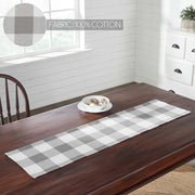 Annie Buffalo Check Grey Runner 12x48