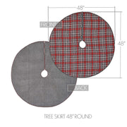 Anderson Plaid Tree Skirt 48