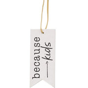 "Because Kids" Wine Tags (Set of 3)