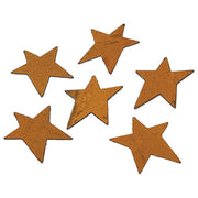 Rusty Tin Stars - 1" (6 Pack)