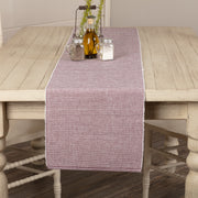 Ashton Burgundy Ribbed Runner 13x72