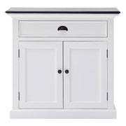 Modern Farmhouse Black And White Accent Cabinet