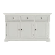 Modern Farm White Three Door Buffet Server