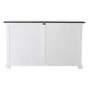 Modern Farm Brown And White Two Door Buffet Server