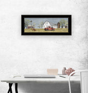 Spring On The Farm 4 Black Framed Print Wall Art
