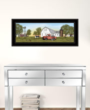 Summer on the Farm 4 Black Framed Print Wall Art