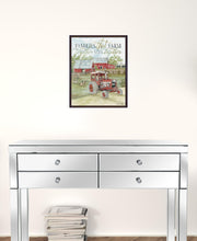 Families That Farm Together Stay Together Black Framed Print Wall Art