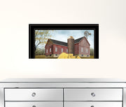 Farm Life 3 Black Framed Print Wall Art