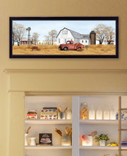 Autumn on the Farm Black Framed Print Wall Art