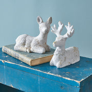 Concrete Reindeer Figurine