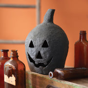 Small Paper Mache Jack-O-Lantern