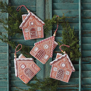 Set of Four Gingerbread Ornaments