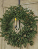 Adjustable Wreath Hanger with Candle Holder