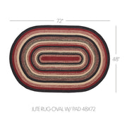Connell Jute Rug Oval w/ Pad 48x72