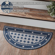My Country Polyester Rug Half Circle 16.5x33