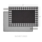 Down Home Polyester Rug Rect 20x30